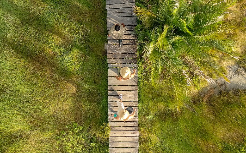 An aerial shot of Semuliki Explorers