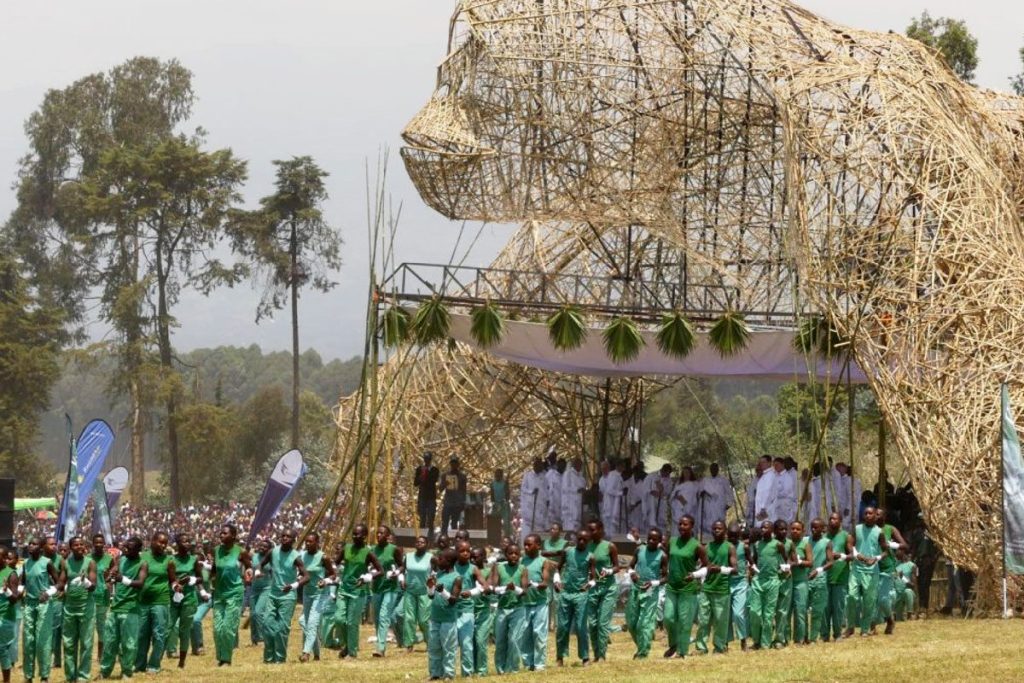 Cultural performances at Kwita Izina ceremony