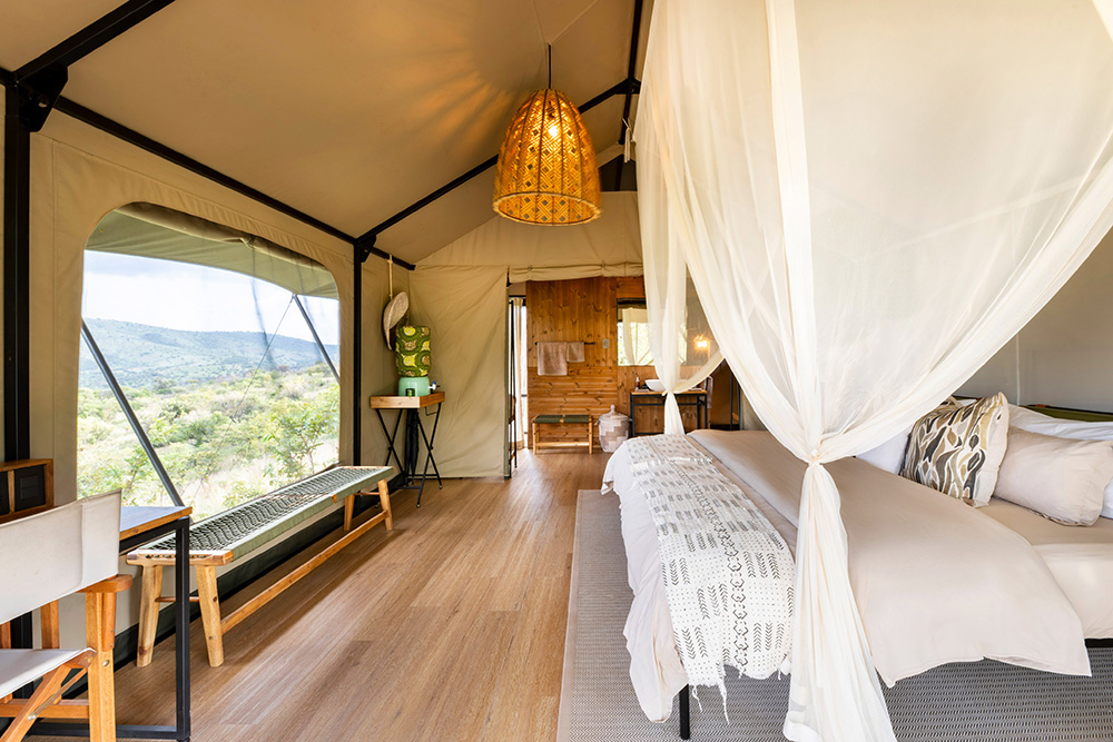 Inside Mangashi Tents