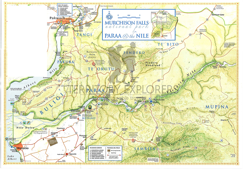 Murchison Falls National Park and the Nile Map_Territory Explorers 1