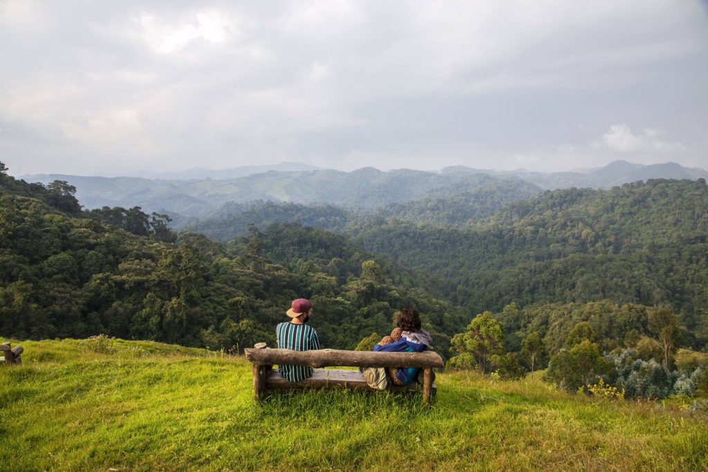 Tourists having a good time in Gishwati Mukura National Park